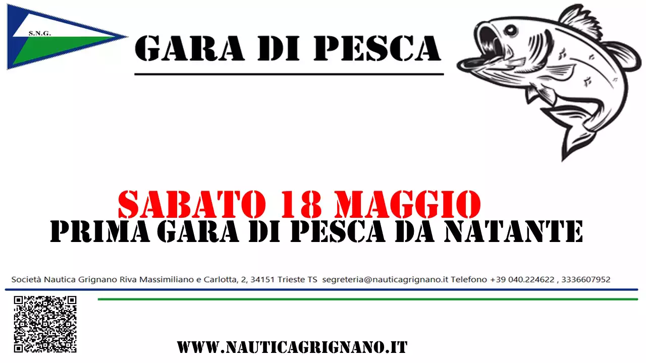 18 Maggio 2024 Prima gara di pesca da natante 1°  sociale